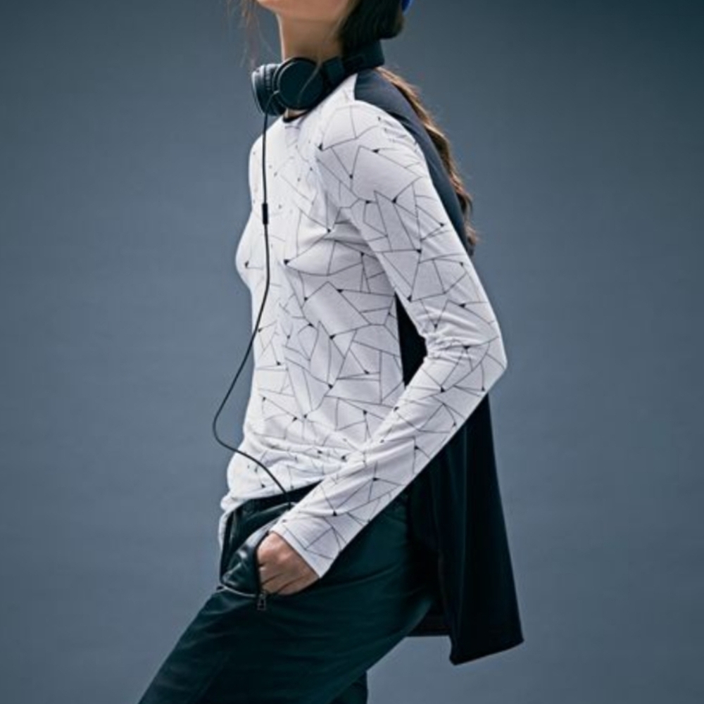 Athleta X Derek Lam Geometric Top